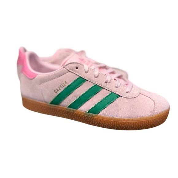 adidas gazelle silver green womens Women's Adidas Gazelle Indoor Shoes - Ash Green/Cloud White/Gum